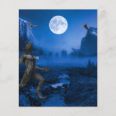 ゴシック様式のモンスターマッシュワーウルフハローウィンパーティ チラシ (裏面)