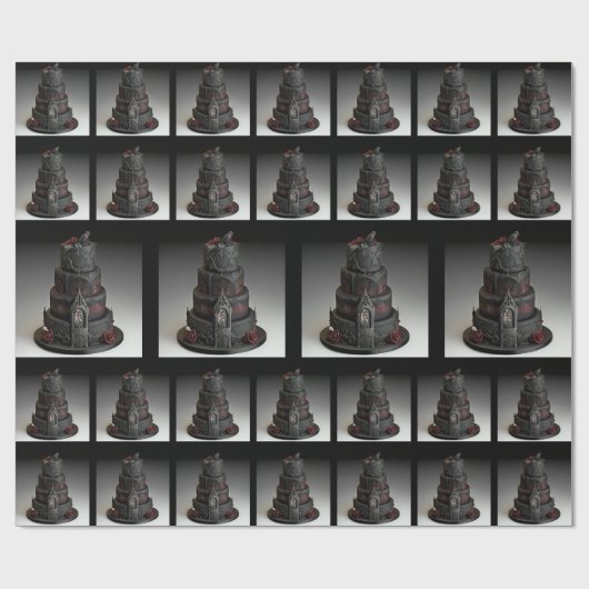 ゴシック様式のラッピング紙 ラッピングペーパー (フラット)