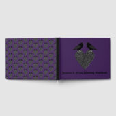 ゴシック様式のラヴェンスとブラックハート結婚ズ ゲストブック (全面)