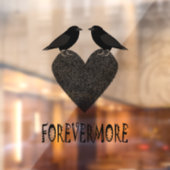 ゴシック様式のラヴェンスとブラックハート ウィンドウサイン (シート2)