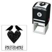 ゴシック様式のラヴェンスとブラックハート セルフインキングスタンプ (インサイチュ)