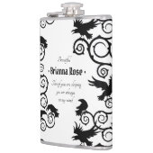 ゴシック様式のラヴェンス フラスク (左)