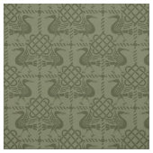 ゴシック様式のリバイバルの鳥と結び目 ファブリック (見本)