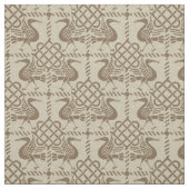 ゴシック様式のリバイバルの鳥と結び目 ファブリック (見本)