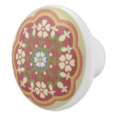 ゴシック様式のリバイバルロゼットセラミックプル セラミックノブ (右)