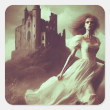 ゴシック様式のロマンスブックカバー城不気味のホラー