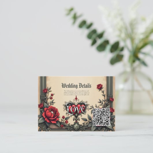 ゴシック様式のロマンス。ゴシック華美スタイル エンクロージャーカード (スタンド正面)