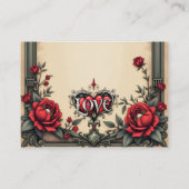 ゴシック様式のロマンス。ゴシック華美スタイル エンクロージャーカード (裏面)