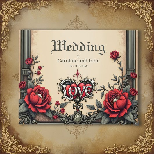 ゴシック様式のロマンス。ゴシック華美スタイル ゲストブック