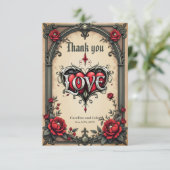 ゴシック様式のロマンス。ゴシック華美スタイル サンキューカード (スタンド正面)