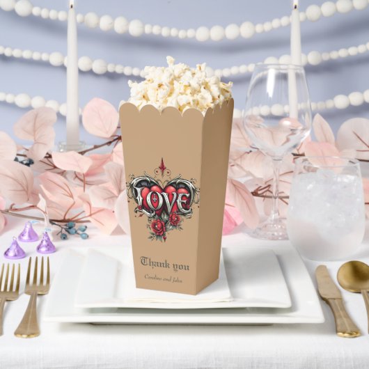 ゴシック様式のロマンス。ゴシック華美スタイル フェイバーボックス (ウェディング)