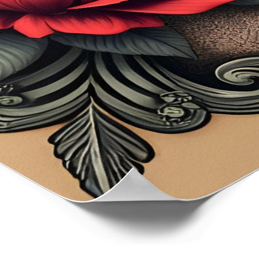 ゴシック様式のロマンス。ゴシック華美スタイル ポスター (角)