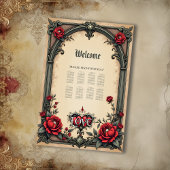 ゴシック様式のロマンス。ゴシック華美スタイル ポスター