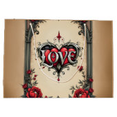 ゴシック様式のロマンス。ゴシック華美スタイル ラージペーパーバッグ (裏面)