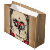 ゴシック様式のロマンス。ゴシック華美スタイル ラージペーパーバッグ (正面アングル)