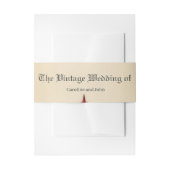 ゴシック様式のロマンス。ゴシック華美スタイル 招待状ベリーバンド (正面例)