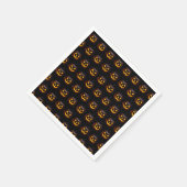 ゴシック様式のロマンチックなスケルトンハンドハロウィン結婚ズ スタンダードカクテルナプキン (角)