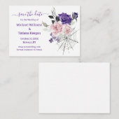 ゴシック様式のロマンチックなハロウィンの日付を除結婚く ノートカード (正面/裏面)