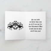 ゴシック様式のロマンチックなフランジスカル シーズンカード (内部)