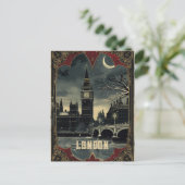 ゴシック様式のロンドン旅行 ポストカード (スタンド正面)