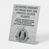 ゴシック様式のヴィンテージ 台座サイン (正面)