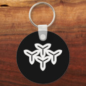 ゴシック様式の三枚刃 キーホルダー (正面)