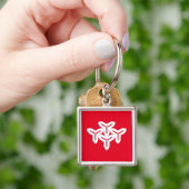 ゴシック様式の三枚刃 キーホルダー (手)