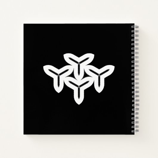 ゴシック様式の三枚刃 ノートブック (裏面)