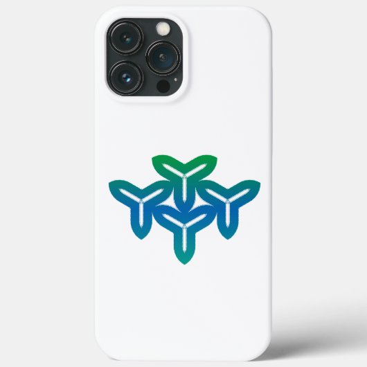 ゴシック様式の三枚刃 Case-Mate iPhoneケース (裏面)