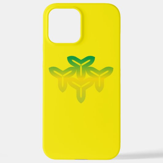 ゴシック様式の三枚刃 iPhoneケース (裏面)