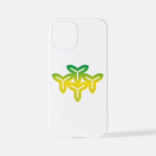 ゴシック様式の三枚刃 iPhoneケース (裏面)