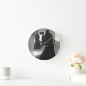 ゴシック様式の丸時計 ラウンド壁時計 (ホーム)