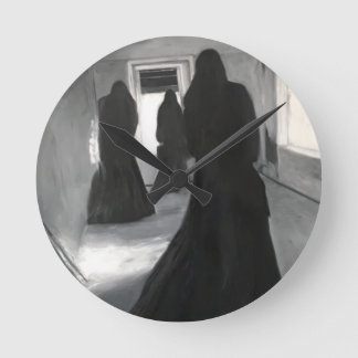 ゴシック様式の丸時計 ラウンド壁時計