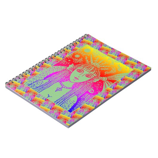 ゴシック様式の人魚、黒海サイレンファンタジー ノートブック (左側)