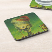 ゴシック様式の仮面骨組みコースター コースター (左側)