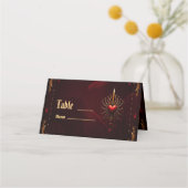 ゴシック様式の優雅さの素晴らしい美しい芸術。 プレイスカード (正面)