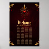 ゴシック様式の優雅さの素晴らしい美しい芸術。 ポスター (正面)