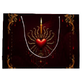 ゴシック様式の優雅さの素晴らしい美しい芸術。 ラージペーパーバッグ (裏面)