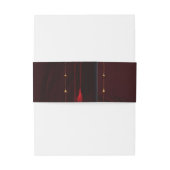 ゴシック様式の優雅さの素晴らしい美しい芸術。 招待状ベリーバンド (裏面例)