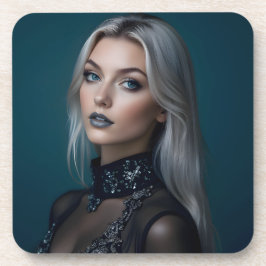 ゴシック様式の優雅さ：優雅さのポートレート コースター