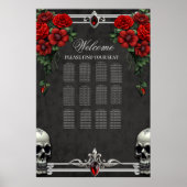 ゴシック様式の共生エレガント、スカル。 ポスター (正面)