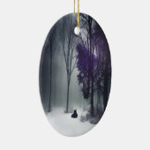ゴシック様式の冬オーナメント セラミックオーナメント (右)