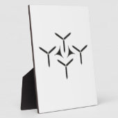 ゴシック様式の刃斑 フォトプラーク (側面)