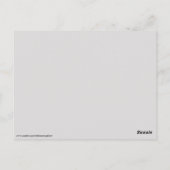 ゴシック様式の十字葉書 ポストカード (裏面)