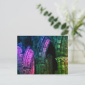 ゴシック様式の古い廃墟のホイットビー修道院 ポストカード (スタンド正面)