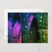 ゴシック様式の古い廃墟のホイットビー修道院 ポストカード (正面/裏面)