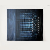 ゴシック様式の古城の写真ブースの背景 タペストリー (正面(横))