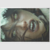 ゴシック様式の吸血鬼エメラルドナイトシェードデクページ 薄葉紙 (正面)