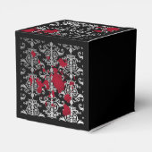 ゴシック様式の吸血鬼ハロウィン感謝してい結婚式の引き出物ユー フェイバーボックス (裏面サイド)