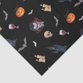 🧛 ♂️‍ゴシック様式の吸血鬼ブラックティッシュペーパー🎃🖤 薄葉紙 (詳細)